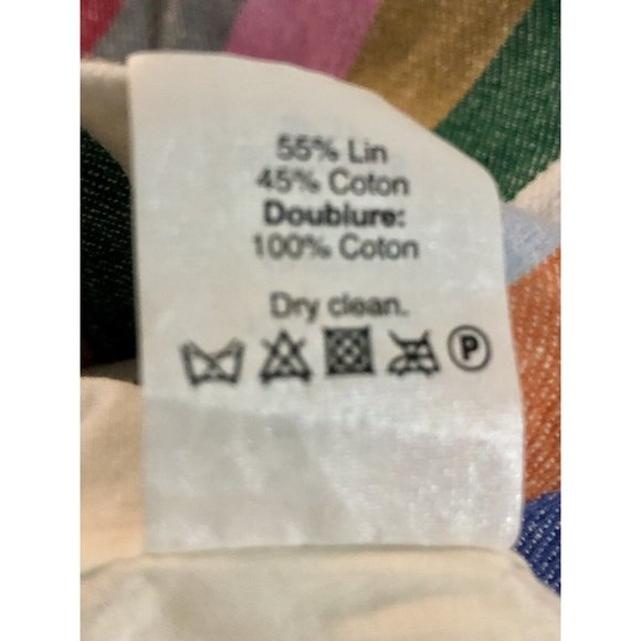 J Crew Striped Skirt Womens 12 Used - Picture 10 of 16